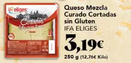 Gadis IFA ELIGES Queso Mezcla Curado Cortadas sin Gluten oferta