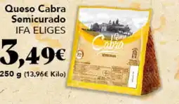 Gadis IFA ELIGES Queso Cabra Semicurado oferta