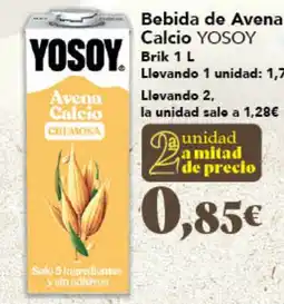 Gadis YOSOY Bebida de Avena Calcio oferta