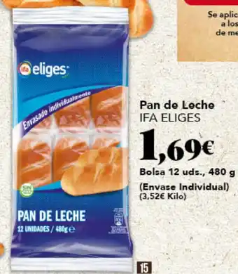 Gadis IFA ELIGES Pan de Leche oferta
