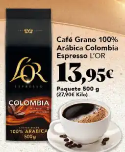 Gadis L'OR Café Grano 100% Arábica Colombia Espresso oferta