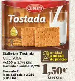 Gadis CUÉTARA Galletas Tostada oferta