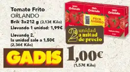 Gadis ORLANDO Tomate Frito oferta