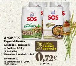 Gadis SOS Arroz Especial Risotto, Caldosos, Ensaladas o Postres oferta