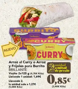 Gadis BRILLANTE Arroz al Curry o Arroz y Frijoles para Burrito Vasito oferta