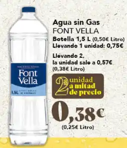 Gadis FONT VELLA Agua sin Gas oferta