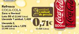 Gadis COCA-COLA Refresco Zero o Normal oferta