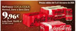 Gadis COCA-COLA Refresco Normal, Zero o Zero Zero oferta