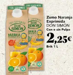 Gadis DON SIMON Zumo Naranja Exprimida Con o sin Pulpa oferta