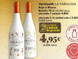 Gadis LA FABULOSA Vermouth Rojo o Blanco oferta
