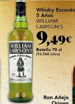 Gadis WILLIAM LAWSON'S Whisky Escocés 5 Años oferta