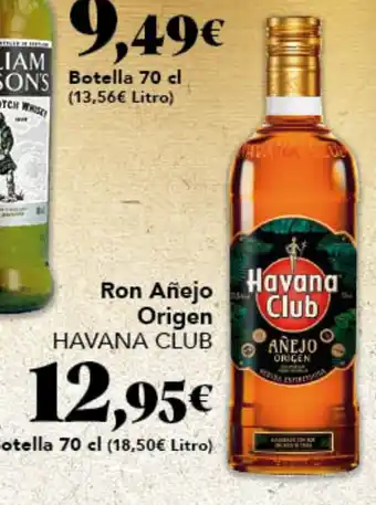 Gadis HAVANA CLUB Ron Añejo Origen oferta