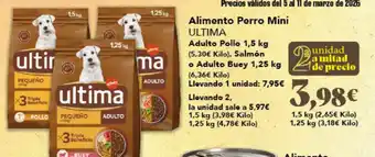 Gadis ULTIMA Alimento Perro Mini oferta