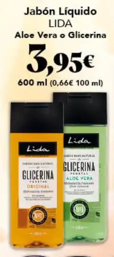 Gadis LIDA Jabón Líquido Aloe Vera o Glicerina oferta