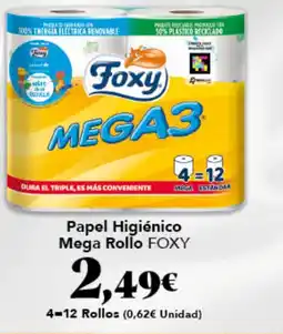 Gadis FOXY Papel Higiénico Mega Rollo oferta
