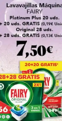 Gadis FAIRY Lavavajillas Máquina Platinum Plus oferta