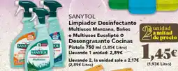 Gadis SANYTOL Limpiador Desinfectante Multiusos Manzana, Baños o Multiusos Eucalipto O Desengrasante Cocinas Pistola oferta
