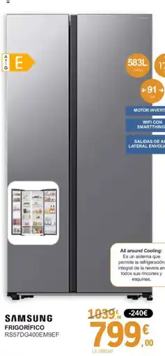 E.Leclerc SAMSUNG Frigorífico rs57dg400em9ef oferta