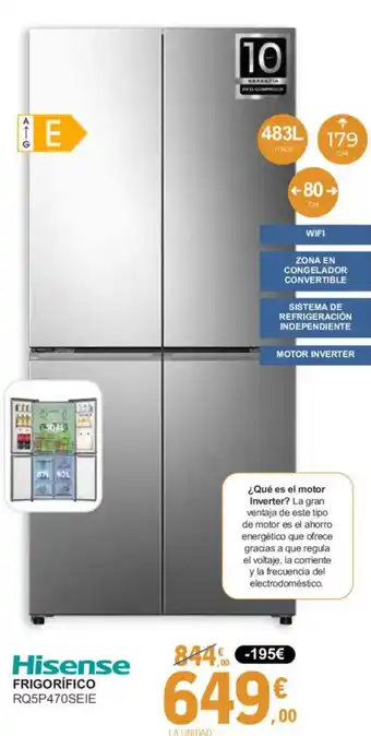 HISENSE Frigorífico rq5p470seie