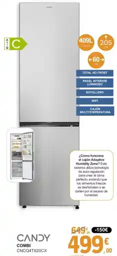 E.Leclerc CANDY Combi cncq4t620cx oferta