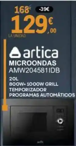 E.Leclerc ARTICA Microondas amw204581idb oferta