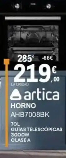 E.Leclerc ARTICA Horno ahb7008bk oferta