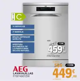 E.Leclerc AEG Lavavajillas ffb74907zw oferta