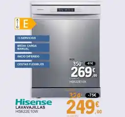 E.Leclerc HISENSE Lavavajillas hs622e10w oferta