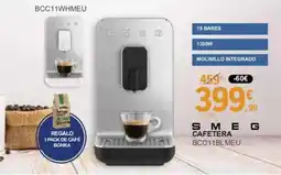 E.Leclerc SMEG Cafetera bcc11blmeu oferta