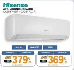 E.Leclerc HISENSE Aire acondicionado ca35yr03r/ca25yr03r oferta