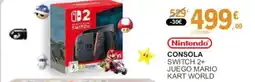 E.Leclerc Consola switch 2+ juego mario kart world oferta