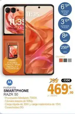 E.Leclerc MOTOROLA Smartphone razr 50 oferta