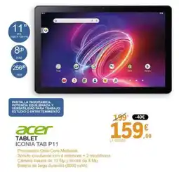 E.Leclerc ACER Tablet iconia tab p11 oferta