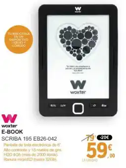 E.Leclerc WOXTER E-book scriba 195 eb26-042 oferta