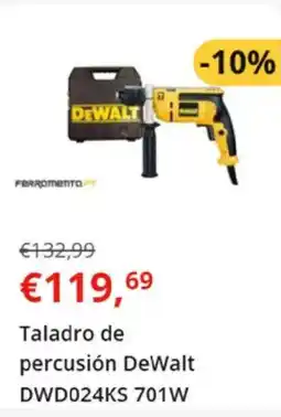 Worten DEWALT Taladro de percusión DWD024KS 701W oferta