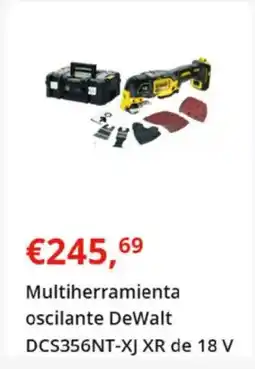 Worten DEWALT Multiherramienta oscilante DCS356NT-XJ XR de 18 V oferta