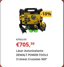 Worten DEWALT Láser Autonivelante POWER-TOOLS 3 Líneas Cruzadas 360° oferta