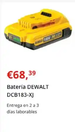 Worten DEWALT Batería DCB183-XJ oferta