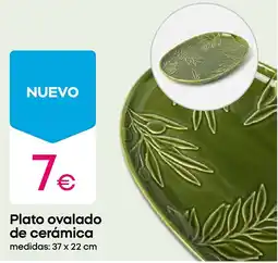 Pepco Plato ovalado de cerámica oferta