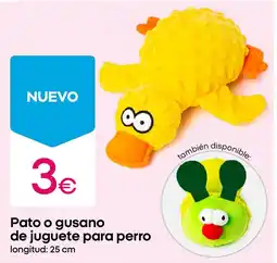 Pepco Pato o gusano de juguete para perro oferta