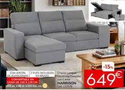 Conforama HARRISON Chaise Longue Izquierda/Derecha con Cama oferta