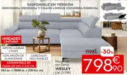 Conforama Rinconera con cama wesley oferta
