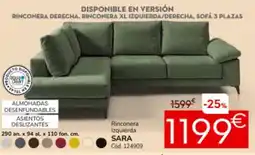Conforama Rinconera izquierda sara oferta