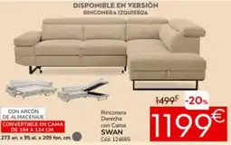 Conforama Rinconera derecha con cama swan oferta