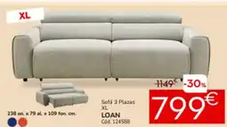 Conforama Sofá 3 Plazas XL oferta