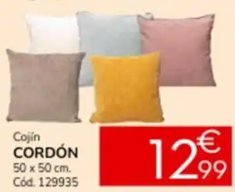 Conforama Cojín cordón oferta