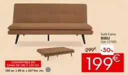 Conforama Sofá cama bibu oferta