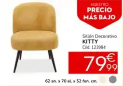 Conforama Sillón decorativo kitty oferta