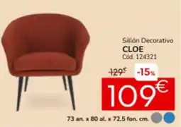 Conforama Sillón decorativo cloe oferta