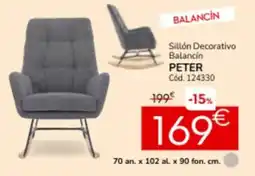 Conforama Sillón decorativo balancín peter oferta